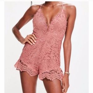 Missguided lace romper
